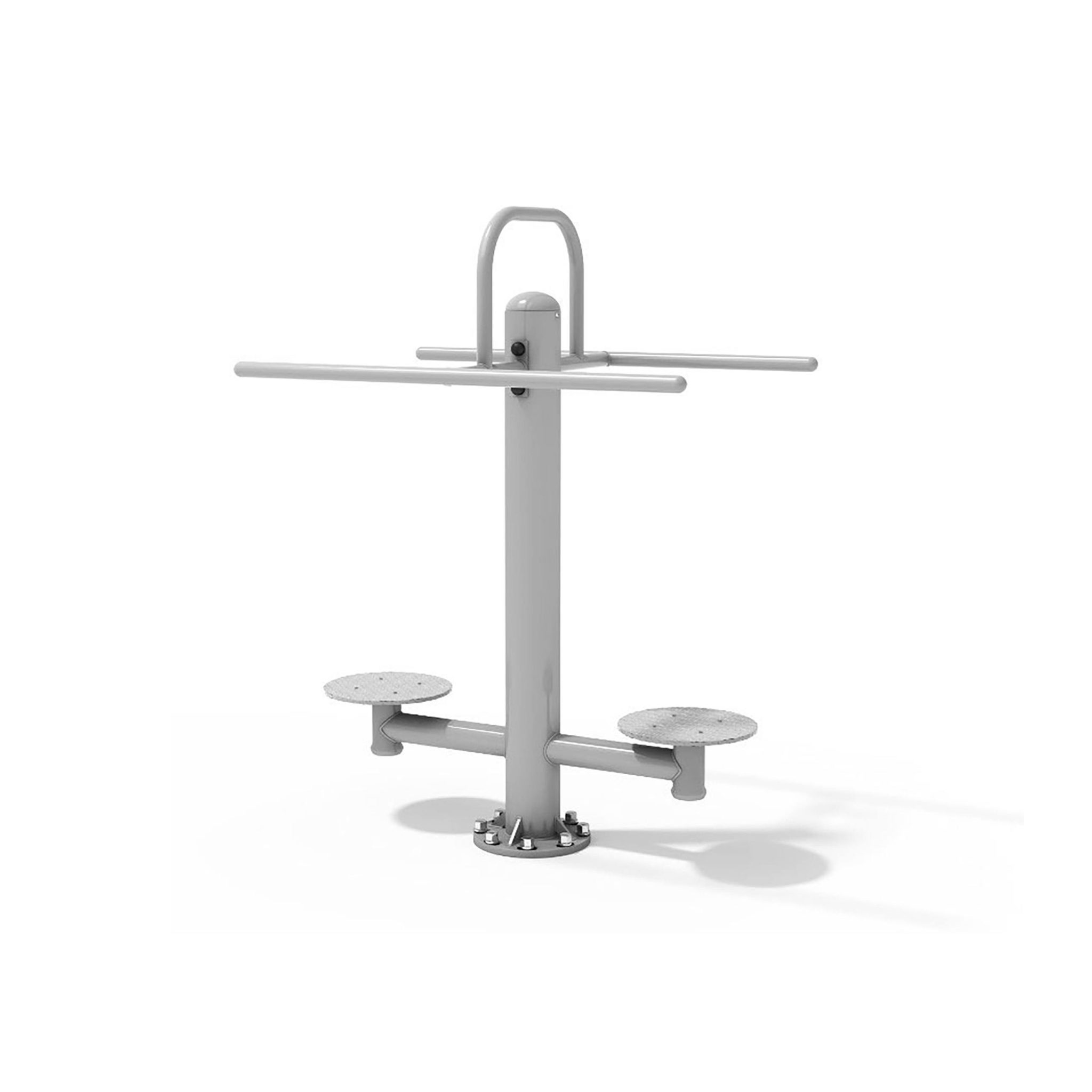 Double Twister Stainless Steel Trainer Outdoor Fitness