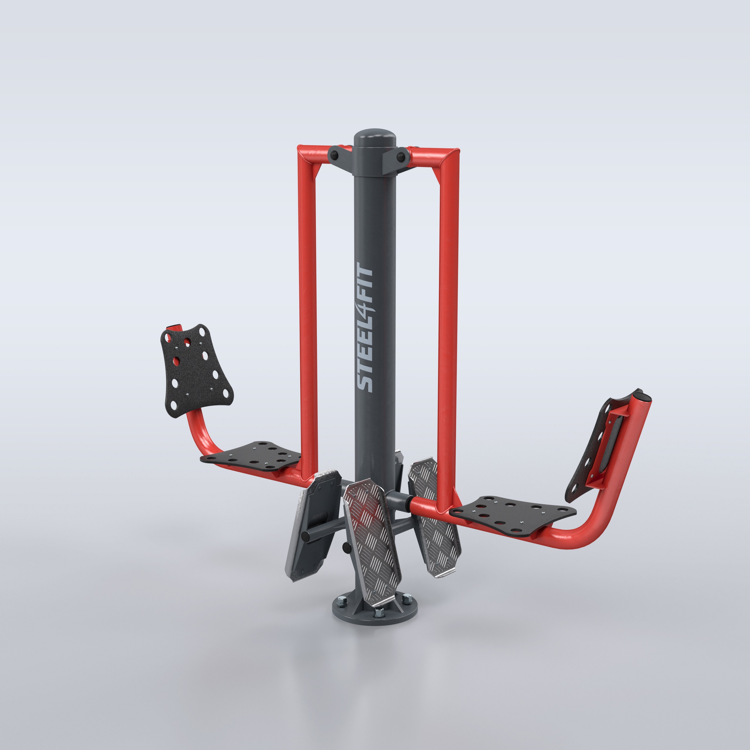 Leg press– dvojitá Steel4Fit Venkovní cvičební prvky