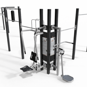 Street workout konstrukce kombinovaná s fitness prvky