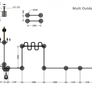Multi Outdoor Park 2 - Montage und Fundamenten