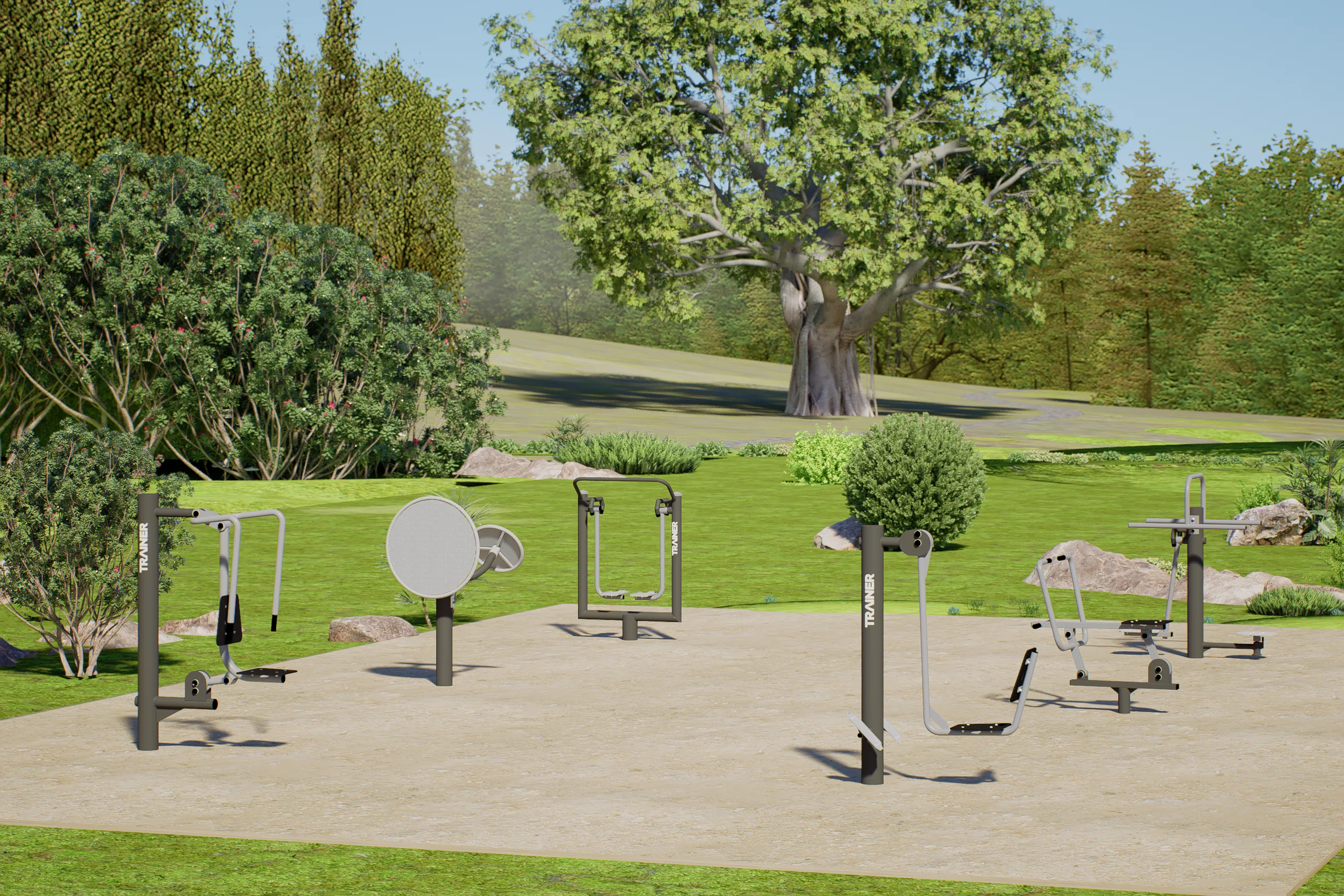 Outdoor fitness Set 3