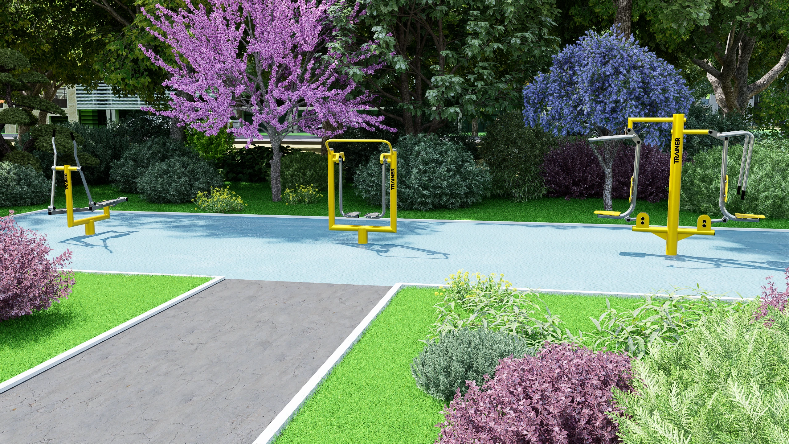 Outdoor-Fitness-Sets für Jugendliche, Erwachsene- Trainer - 12