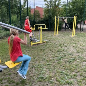 Aire de fitness extérieure