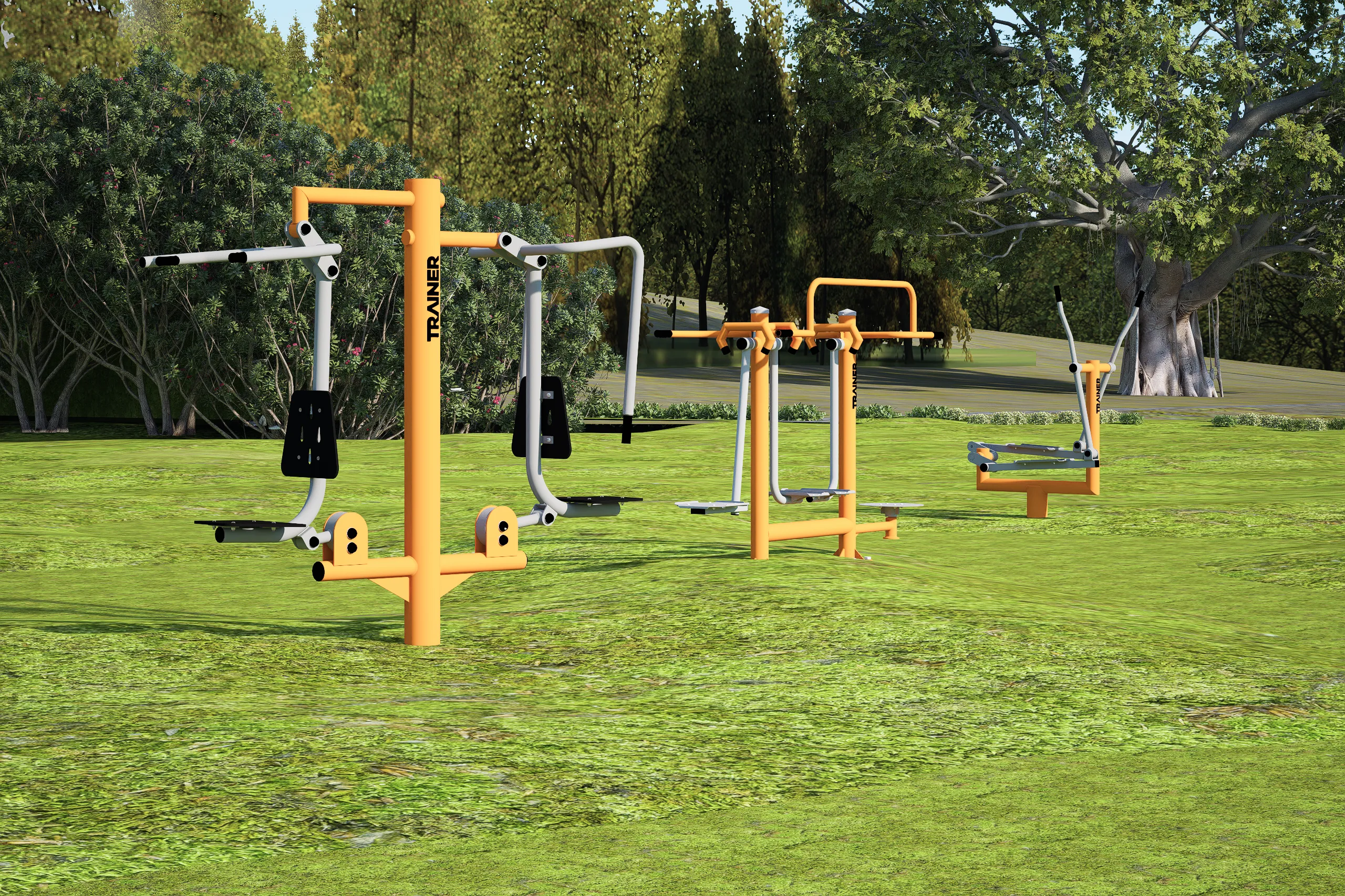 Appareil Fitness plein air set 8