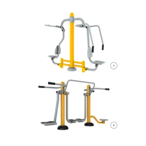 Ensemble 2 de salle de sport en plein air