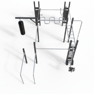 Parc de fitness extérieur avec modules combinés