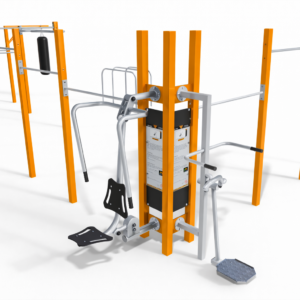 Parco fitness all’aperto per allenamento total body