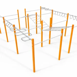 Attrezzatura fitness outdoor per allenamento completo