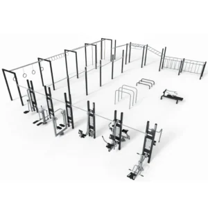 Attrezzature street workout robuste per esterni