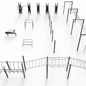 Stazioni fitness outdoor per forza e cardio