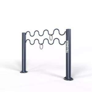 Outdoor fitness equipment designed for young, adults and seniors