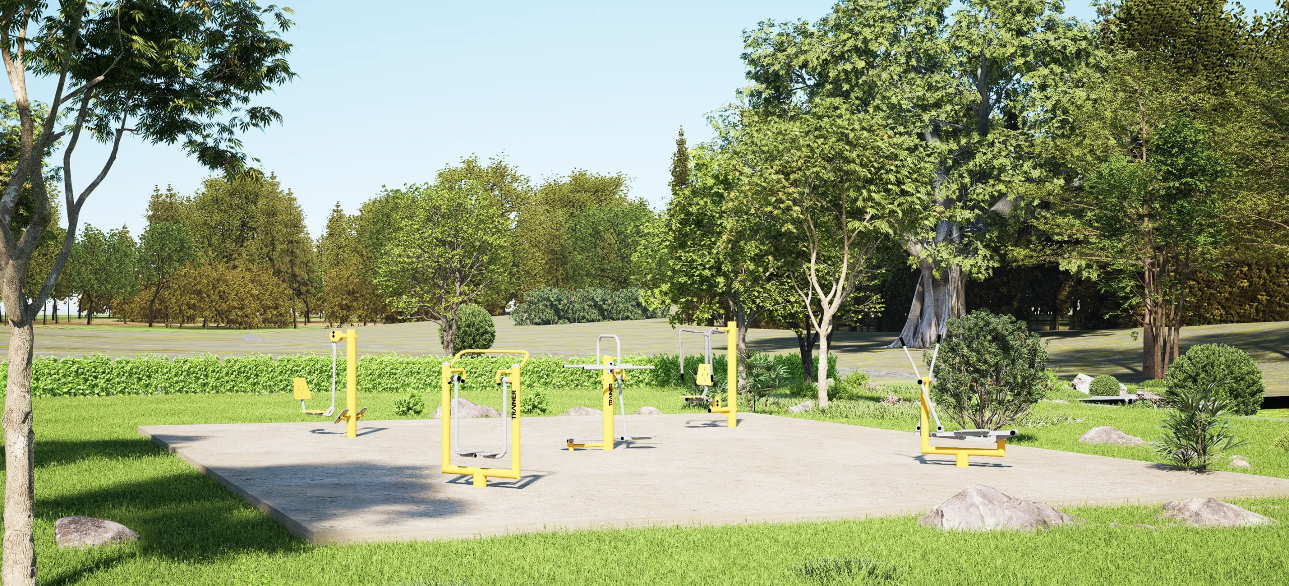 Outdoor Fitness set - outdoor training - Trainer Outdoor Gym - 9