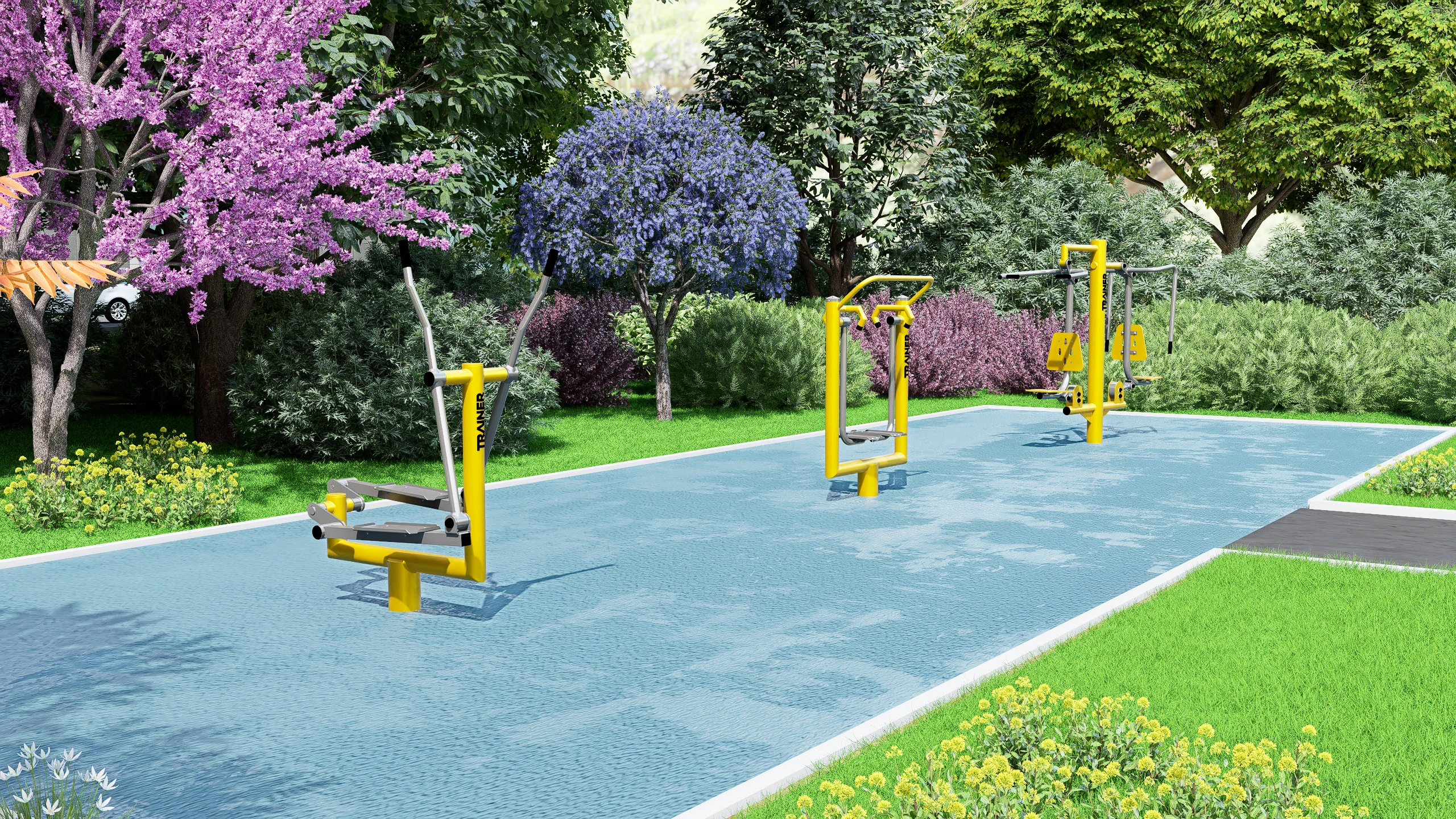 Street workout set - outdoor training - Trainer Outdoor Gym - 3