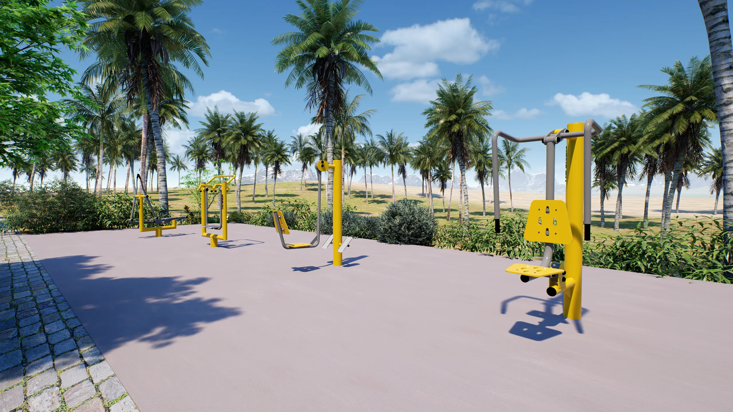 Outdoor Fitness set - outdoor training - Trainer Outdoor Gym - 6