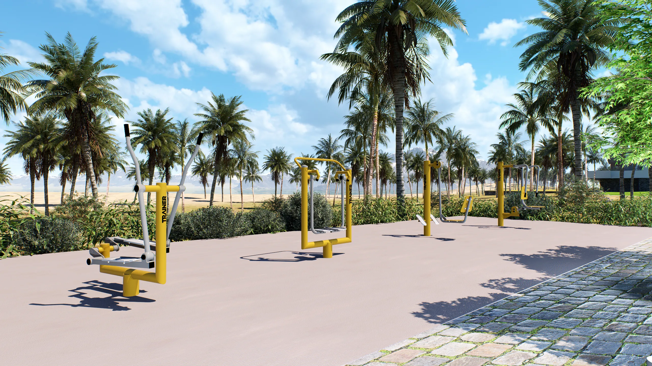 Outdoor Fitness set - outdoor training - Trainer Outdoor Gym - 5