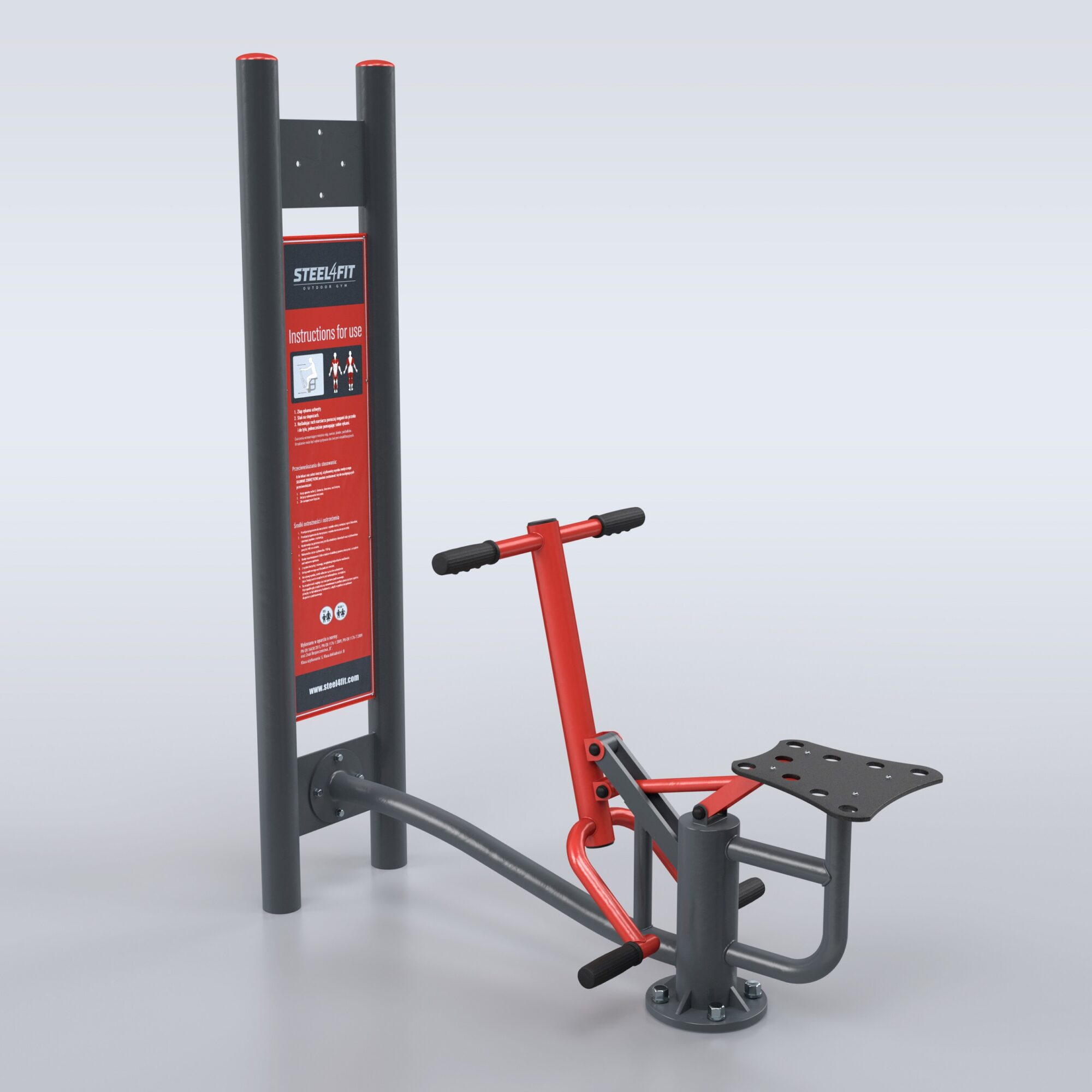 Fit Rider Exercise Unit Rider Steel4Fit - Trainer Outdoor Fitness