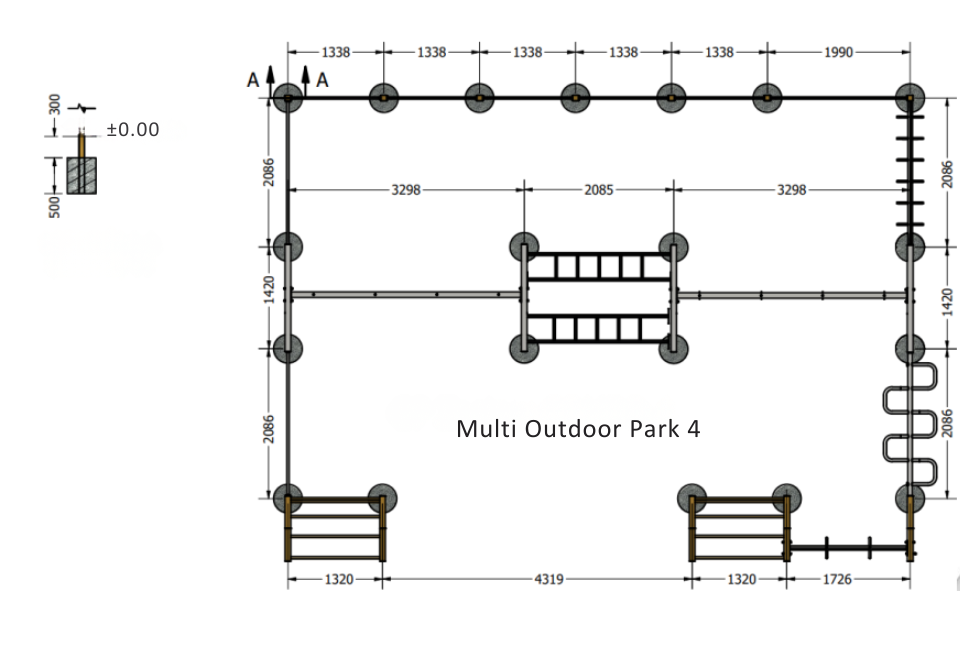Multi Outdoor Park 4 | TRAINER Outdoor Gym