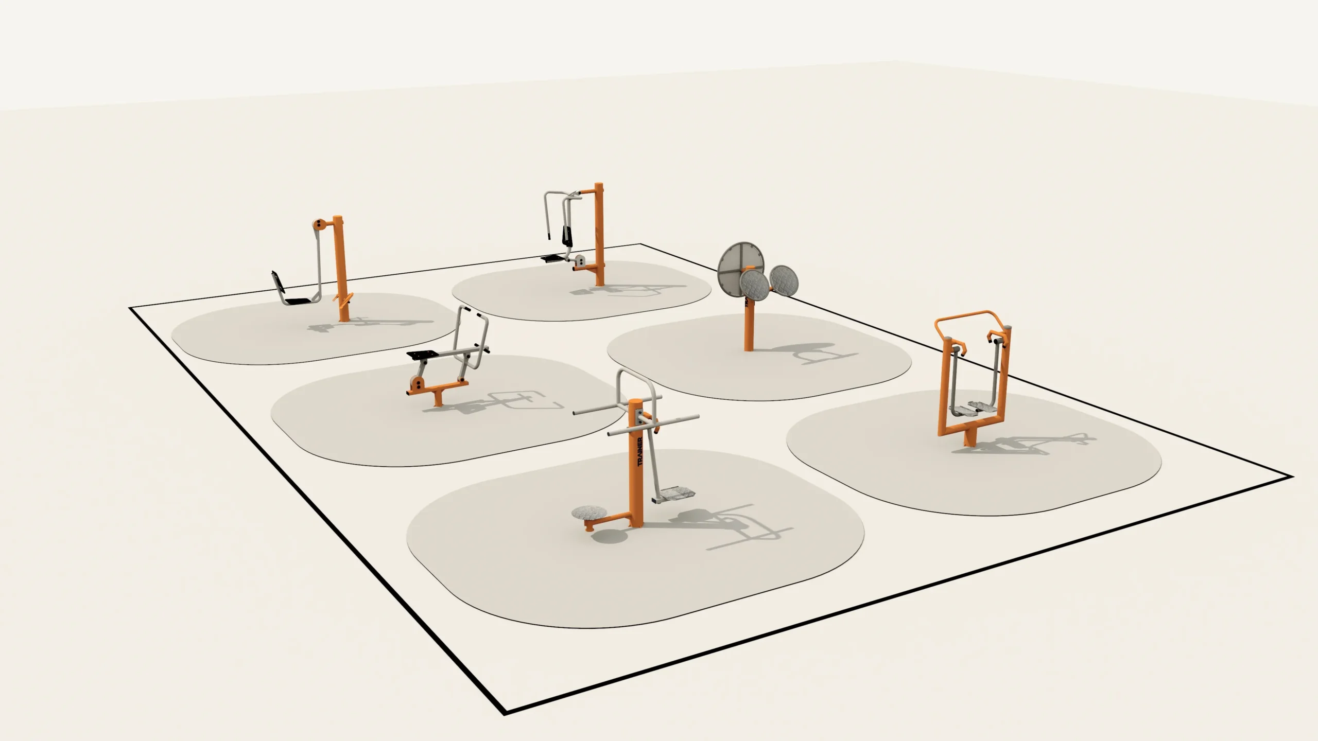 Outdoor fitness Set 3