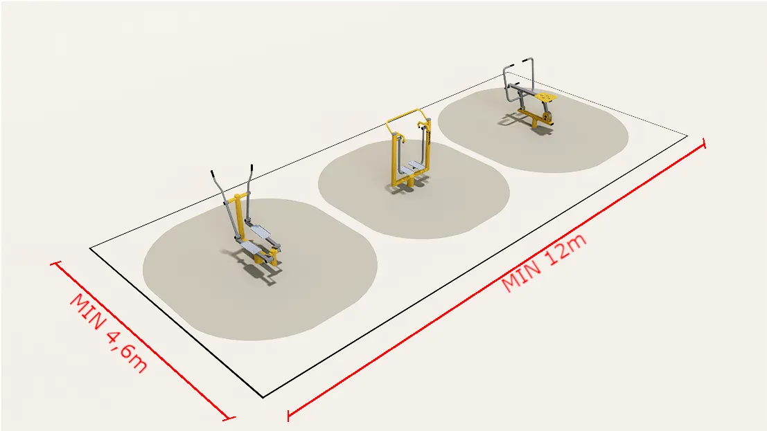 Outdoor Fitness set - outdoor training - Trainer Outdoor Gym - 2