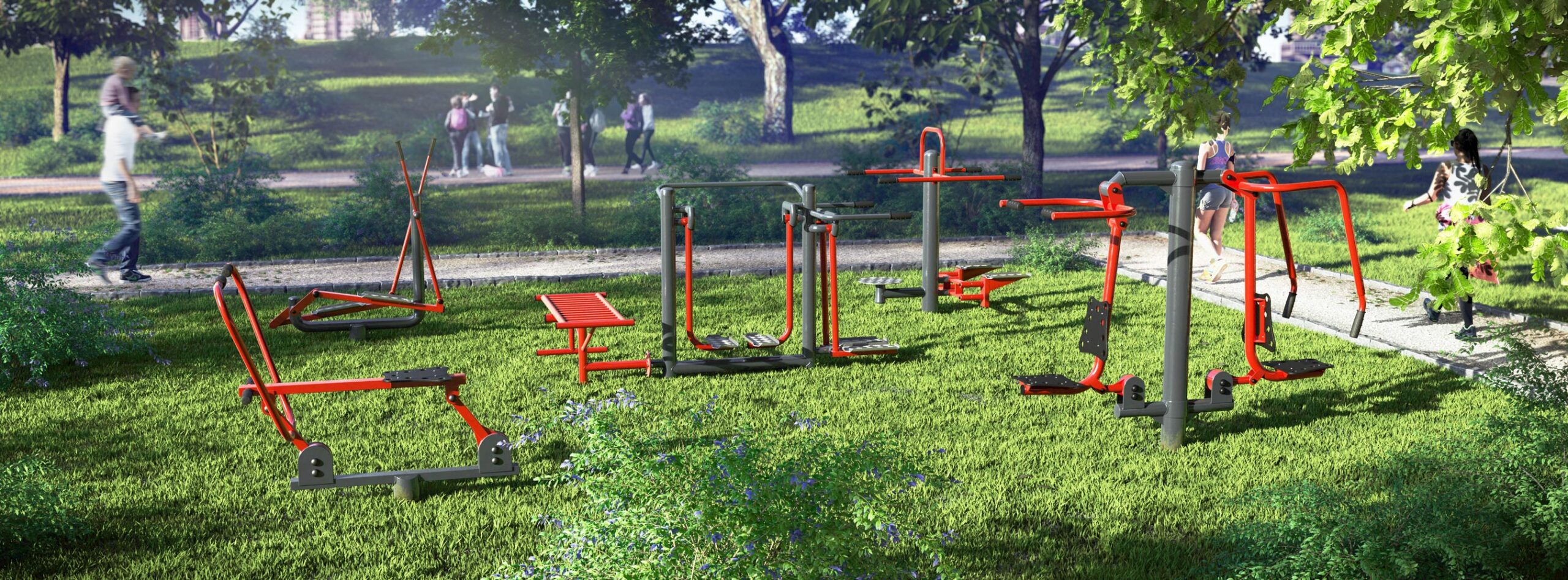 Fitness Playground Design - Landscape Structures