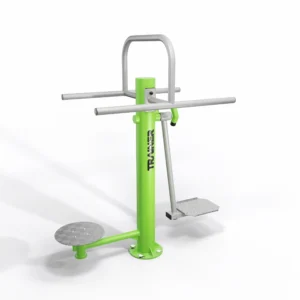 Ergonomic and weather-resistant outdoor workout stations