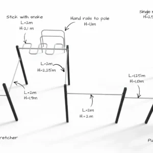 Multi Outdoor Park – multiple training options in one structure