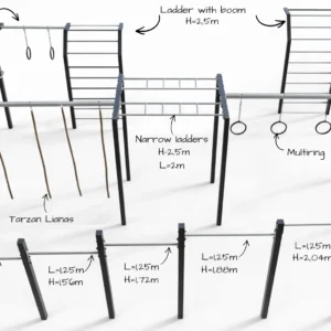 Modern Multi Outdoor Park | fitness and street workout zone