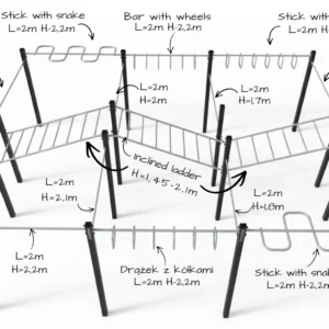 Street workout area Multi Outdoor Park