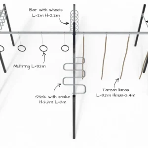 Modern Multi Outdoor Park | fitness and street workout zone