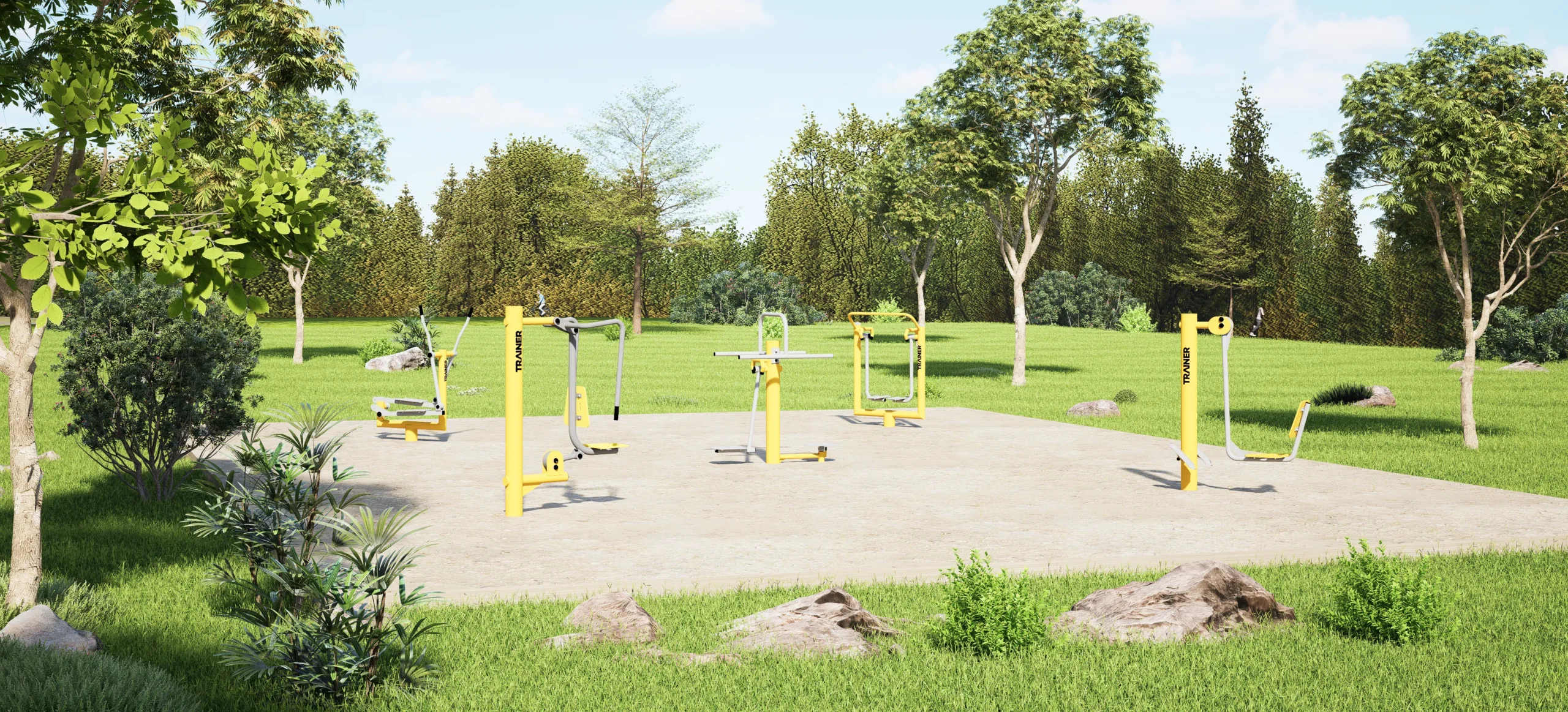 Outdoor Fitness set - outdoor training - Trainer Outdoor Gym - 8