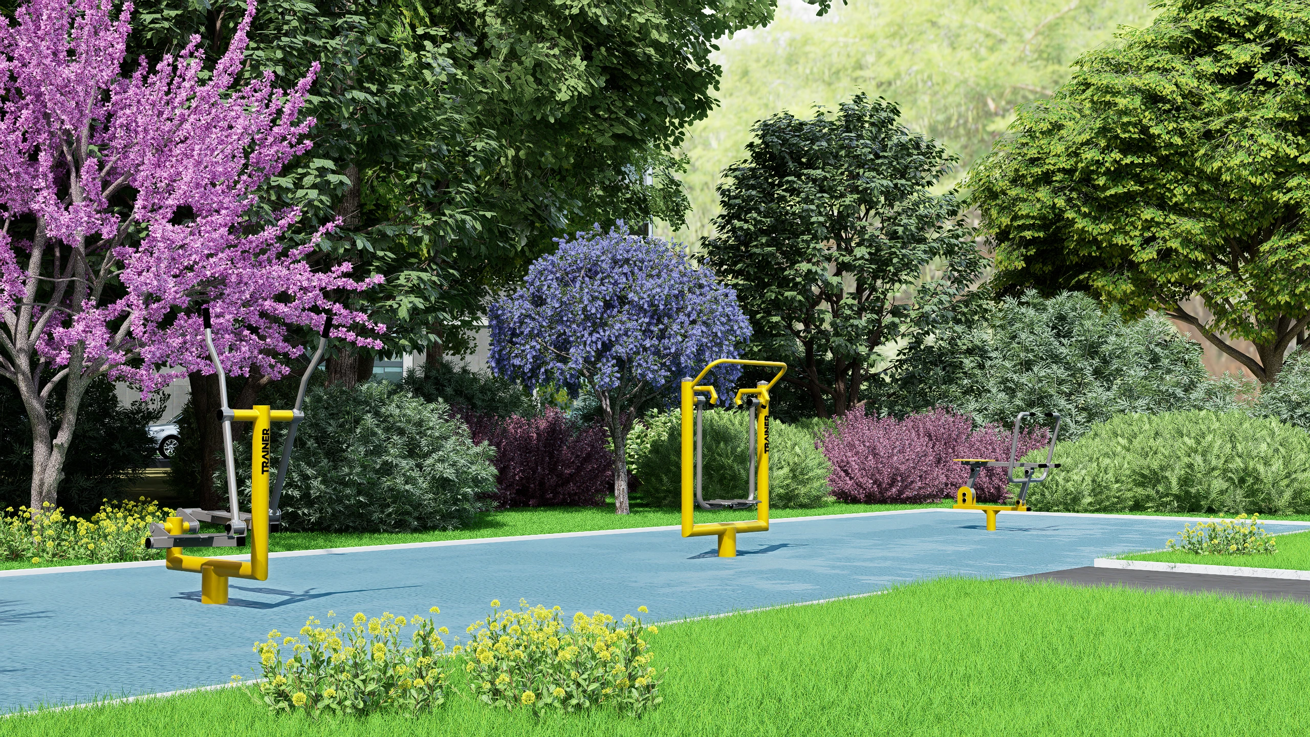 Calisthenics set for outdoor training - Trainer Outdoor Gym -2