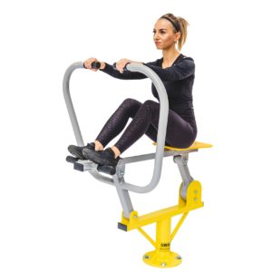 Rower outdoor gym workout