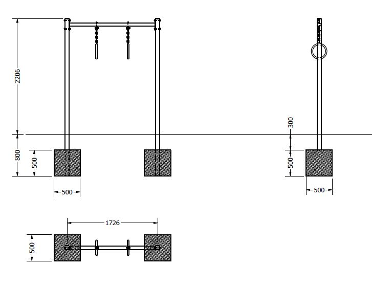 Street Workout - Trainer Outdoor Gym -42