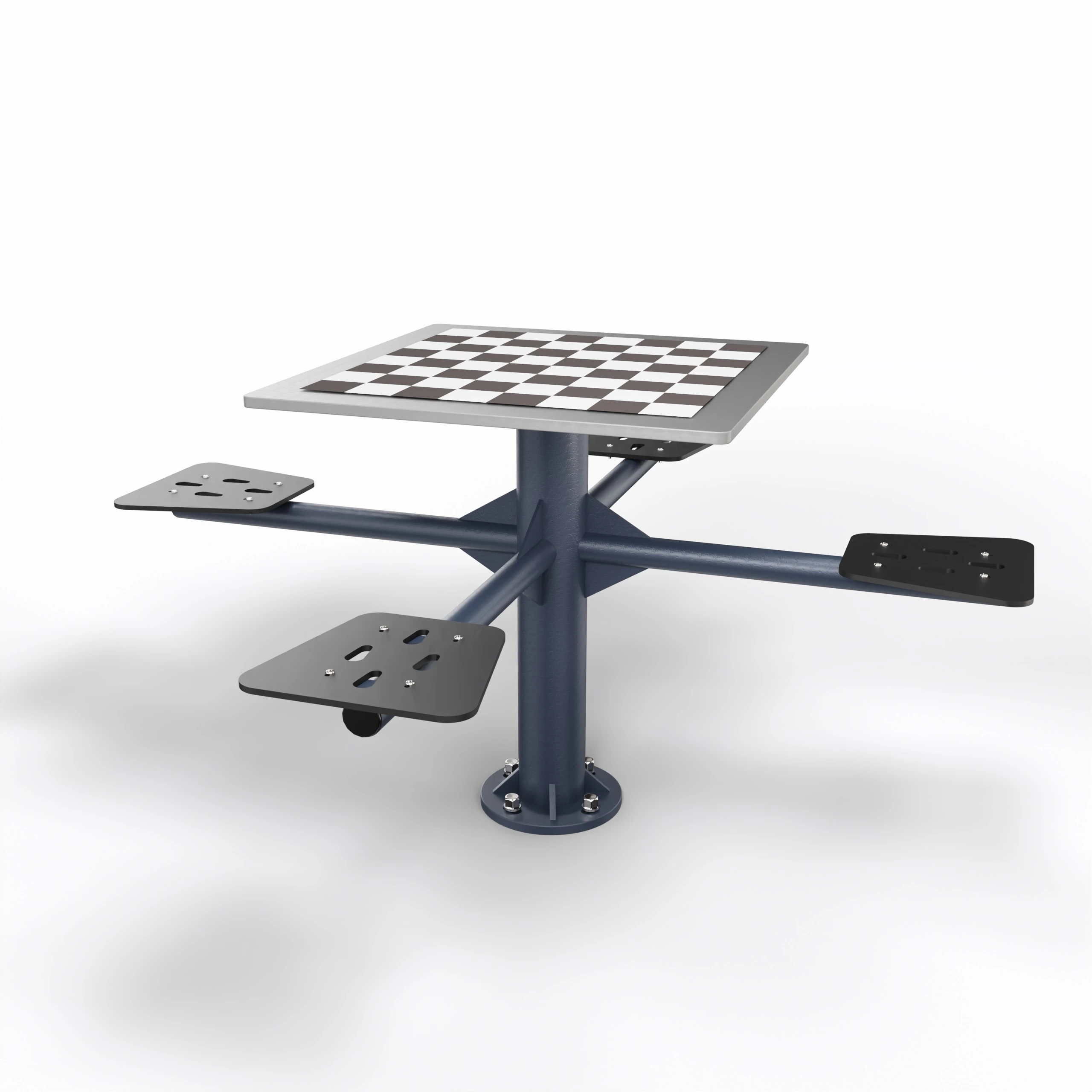 Chess table for outdoor play, for the park -1